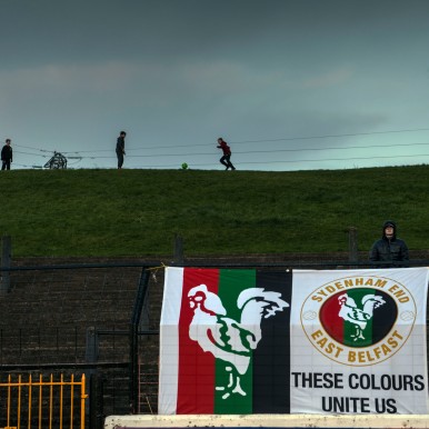 2016 IM MÄRZ, FC GLENTORAN BELFAST - COLERAINE FC, Stadion The Oval, 1 Belfast
